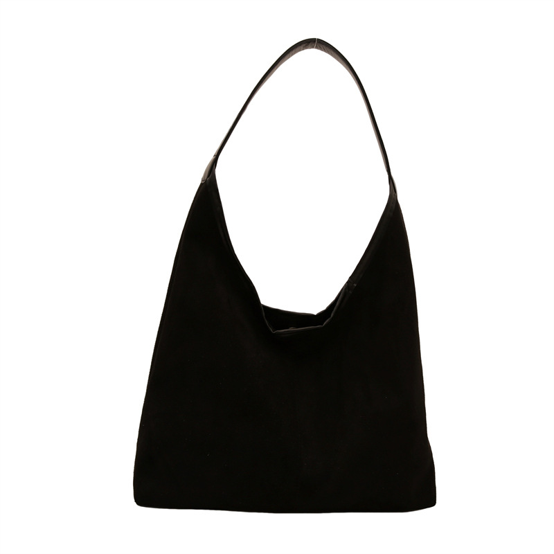Otoño y invierno bolsas retro de gamuz, bolsas debajo de las axilas, bolsas para mujeres, bolsas de hombro de gran capacidad, bolsas de cubo. image 7