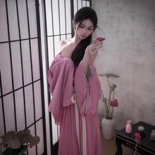 影楼新款复古中式清冷汉服战国连衣裙少女艺术照写真拍照摄影服装