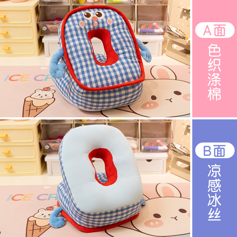 Almohada de Siesta para Escritorio Peluche Portátil para Escuela y Oficina