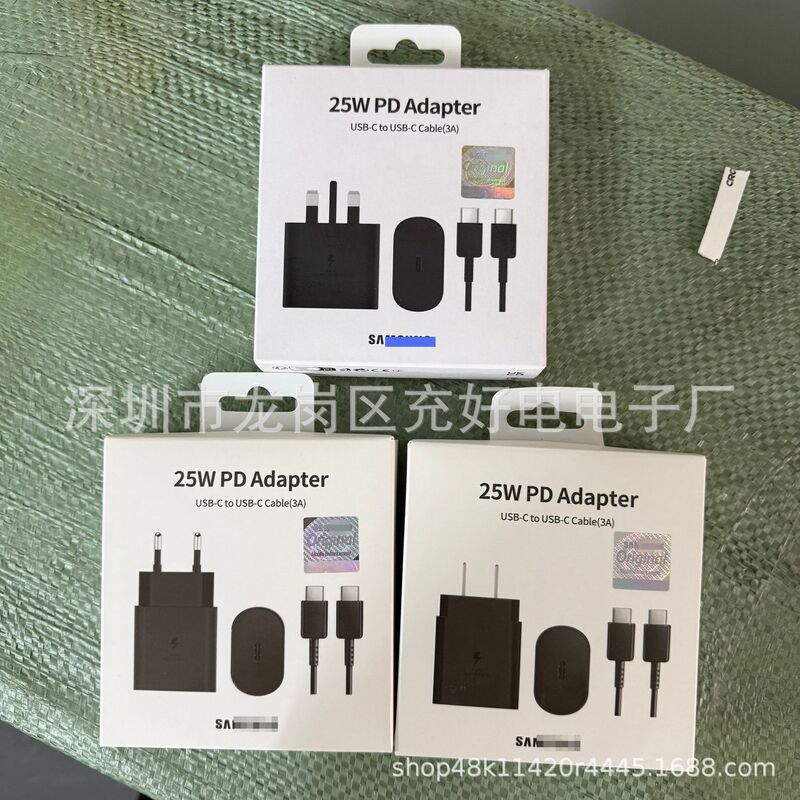 For Samsung pd25W45W charger data cable suit packaging NOTE S10/S20 original charging head