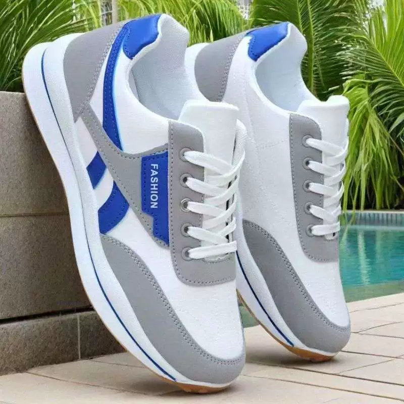 Осенние мужские кроссовки на мягкой подошве, модные дышащие туфли с низким берцем, мужская спортивная обувь, студенческая обувь для тренировок на открытом воздухе, тканевые туфли