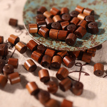 厂家批发黑花梨木8MM桶珠散珠DIY隔珠手链项链108颗佛珠配饰材料