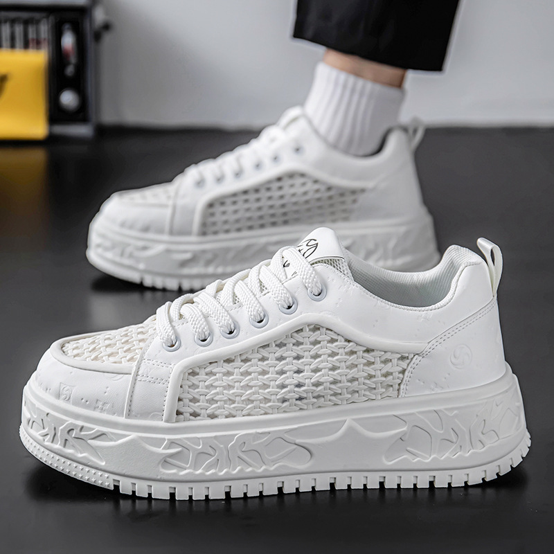 2025 Harajuku Style Men's Sneakers Summer Mesh Dad Shoes Designer Sneakers Outdoor Breathable Casual Light Luxury