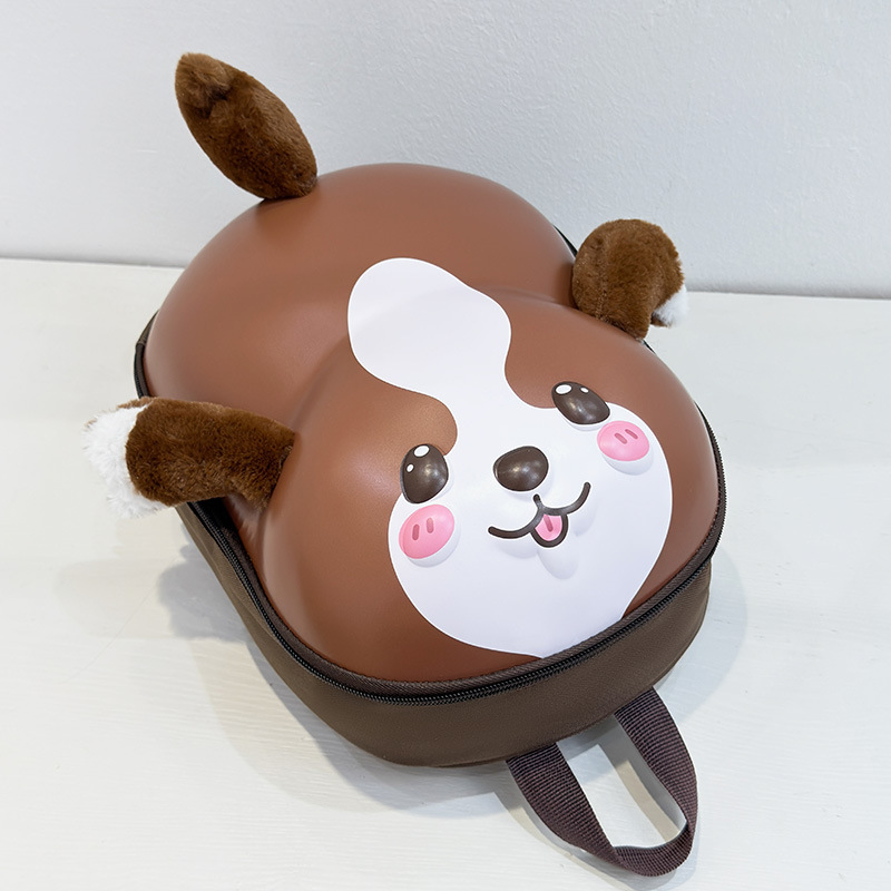 Cartoon estereoscópico Eggshell mochila infantil adorable conejo osos mochila para niñas mochila transpirable para niños