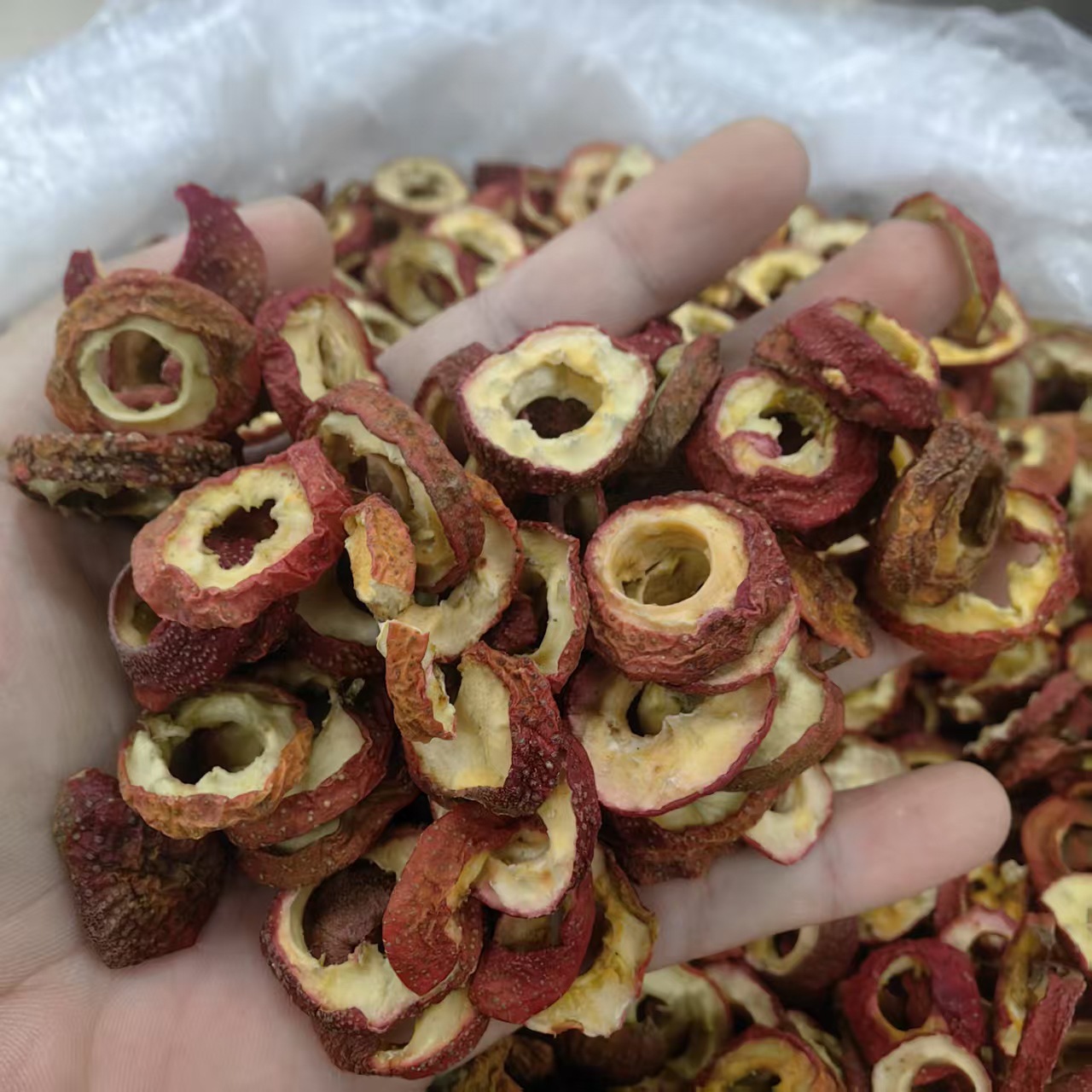 Hawthorn Ring Slices Shan Zha 500g Pitted Dried Crataegus Fruit for Tea and Decoction quality and texture