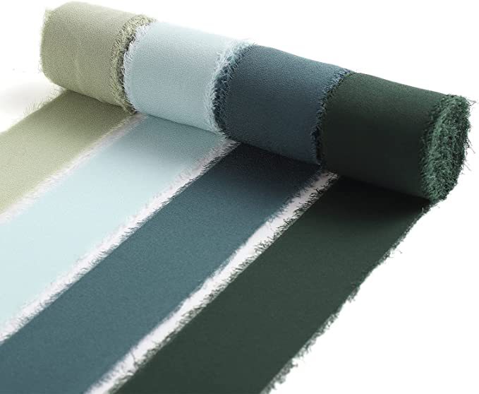 En stock venta al por mayor de gasa deshilachado cinta deshilachada boda tarjeta de felicitación arco decoración ramo de encaje de tela tira