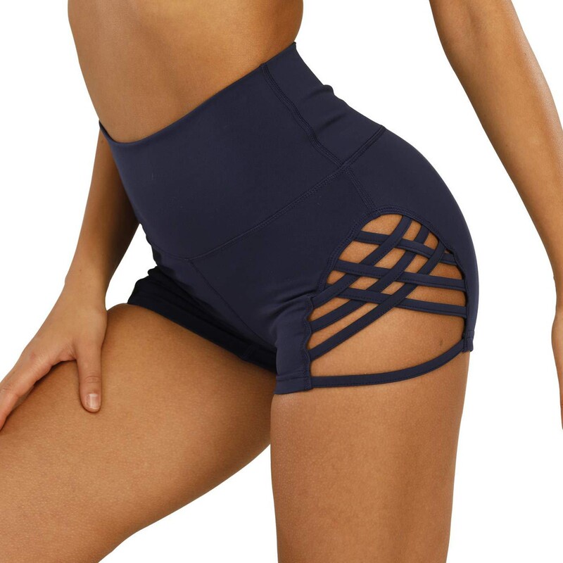 Cross-Border Amazon European and American Women's Sports High-Waist Hip-Lifting Bandage Sports Gym Yoga Hip-Lifting Shorts