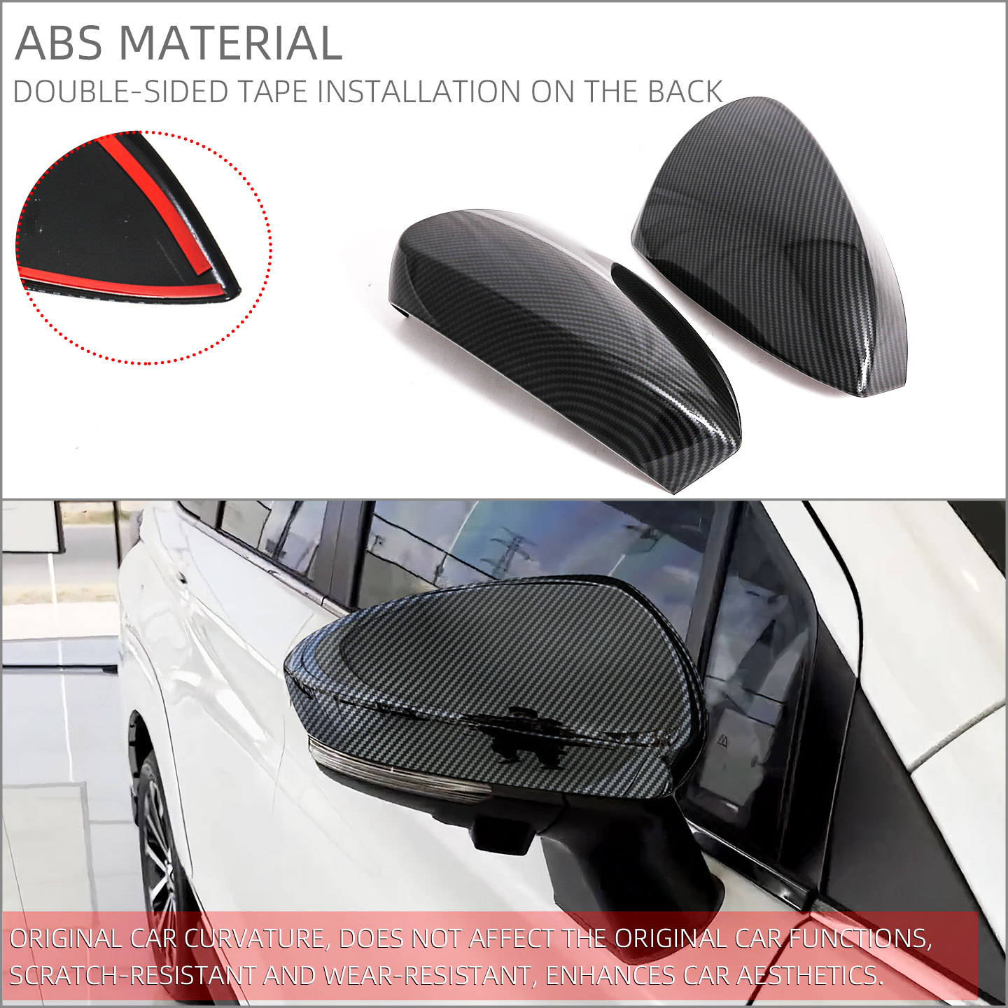 Suitable for Toyota Toyota VELOZ rearview mirror cover rearview mirror shell protective cover exterior decoration modification accessories