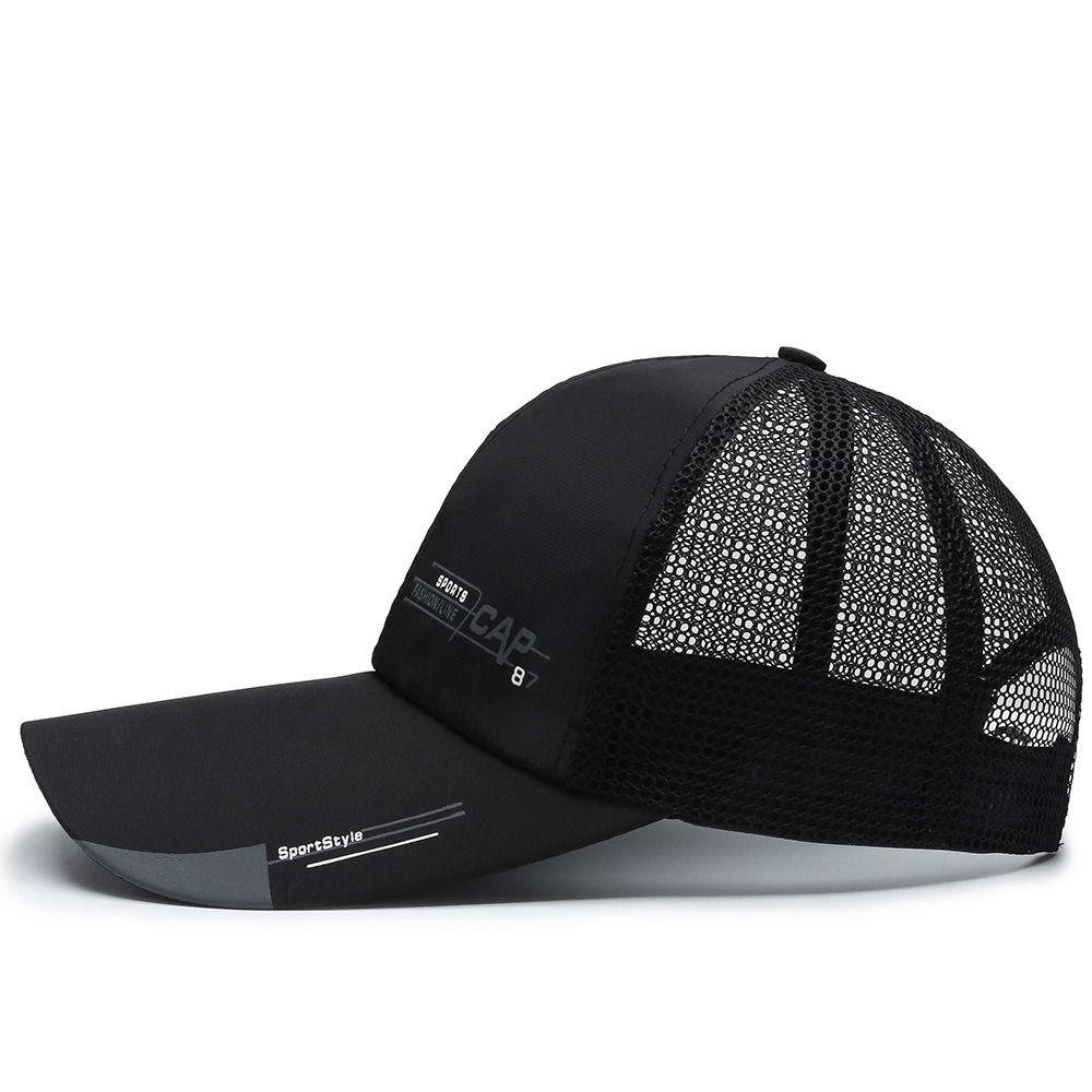 Men's Versatile Long Brim Baseball Cap For Spring Autumn Outdoor Duckbill Sun Protection Casual Fishing Cap Sunshade_voghion.com