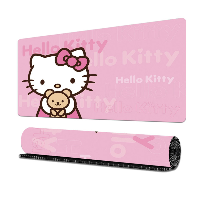 サンリオ ハローキティ ハローキティ 漫画マウスパッド KT 猫 かわいい アニメ 滑り止め 大型コンピュータデスクパッド|undefined