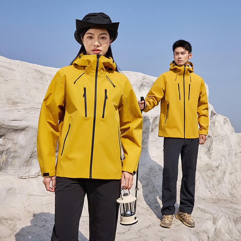 Niaojia High-Quality Outdoor Functional Jacket Laminated Hard Shell Waterproof Jacket Men's Spring New Cross-Country Running Jacket