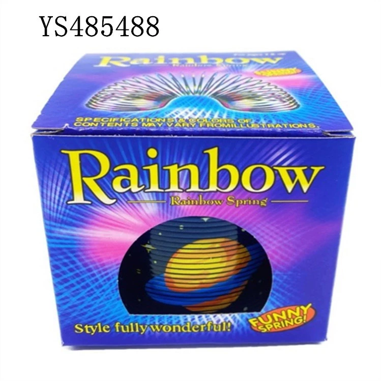 Пластиковый космический Slinky, эластичное кольцо, Дженга, игрушка, 7.5 см, оптом