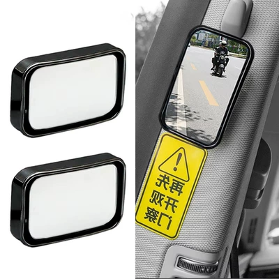 Car Rearview Mirror, Auxiliary Steering Mirror, Flexible, Compact, Multi-Angle Mirror, Convenient 3D Viewing Mirror, High-Looking Steering Mirror