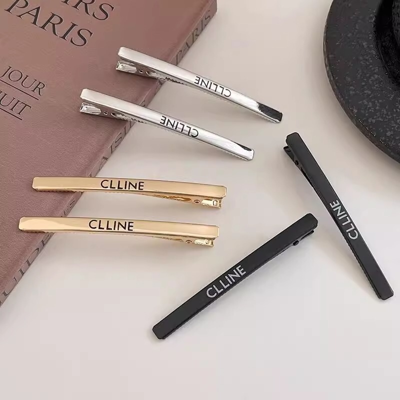Korean Niche Design Fashion Metal Letter Hairpin Side Clip Bobby Pin Trendy New High-End Bangs Clip Korean Niche Design Fashion Metal Letter Hairpin Side Clip Bobby Pin Trendy New High-End Bangs Clip