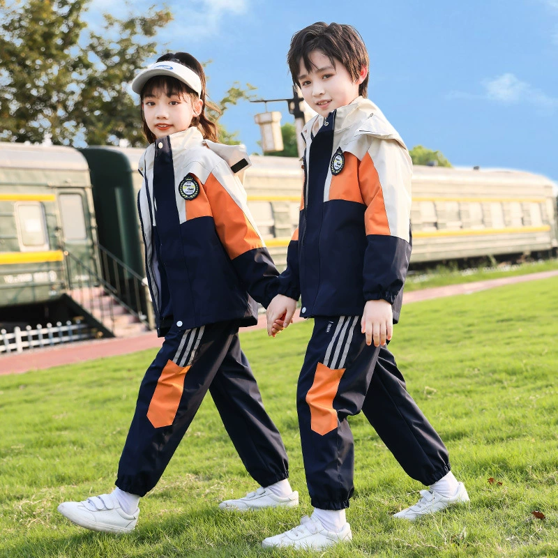 Школьная форма для учеников начальной школы Спешная одежда Осенняя одежда «Три в одном» Одежда для детских классов Одежда для сада и сада Осенне-зимняя одежда Утолщенная из трех предметов