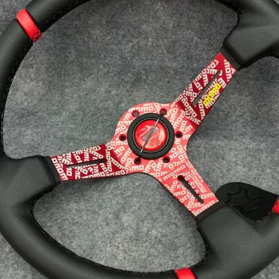 Tuya matte finish modified steering: Steering wheel