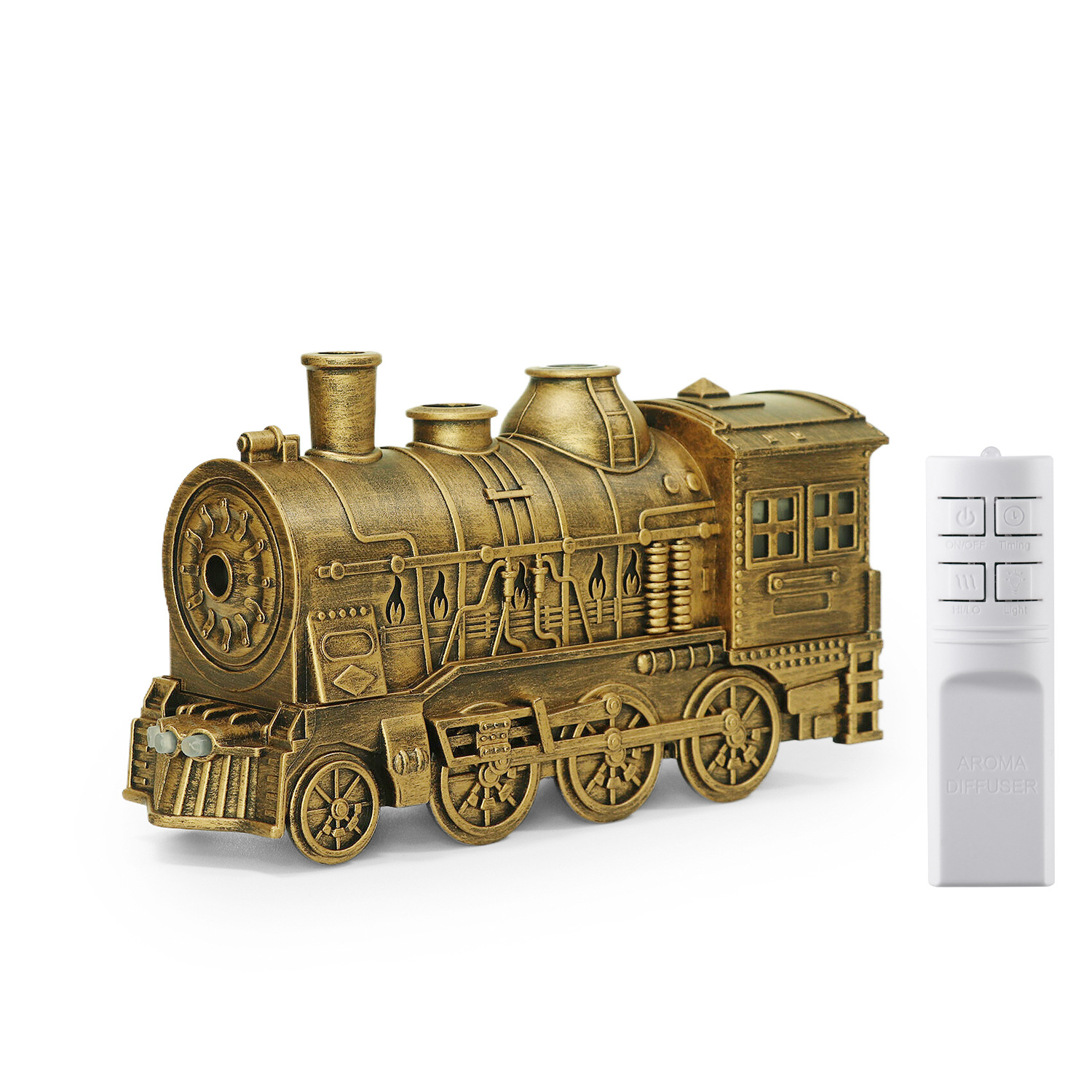 Transfronteriza nuevo tren máquina de aromaterapia aceite esencial fragancia escritorio Decoración Retro humidificador casa niebla control remoto