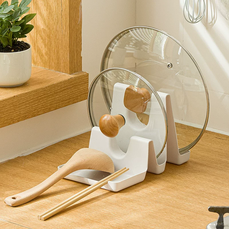 纳川 Countertop pot lid rack spatula soup spoon chopstick storage rack chopping board storage rack pot simple pot rack