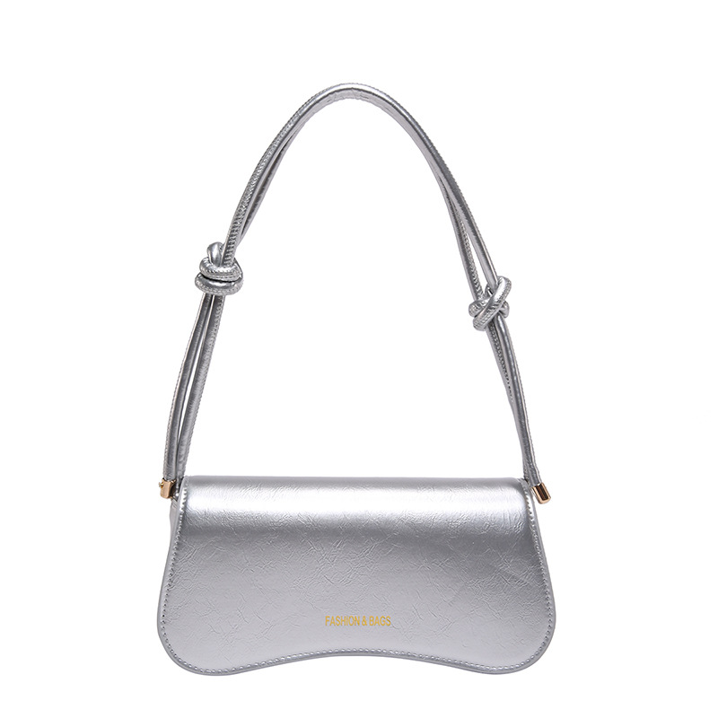 2024 invierno nuevo estilo popular bolso de axila de color sólido moda femenina temperamento simple bolso de hombro bolso pequeño bolso de hombro