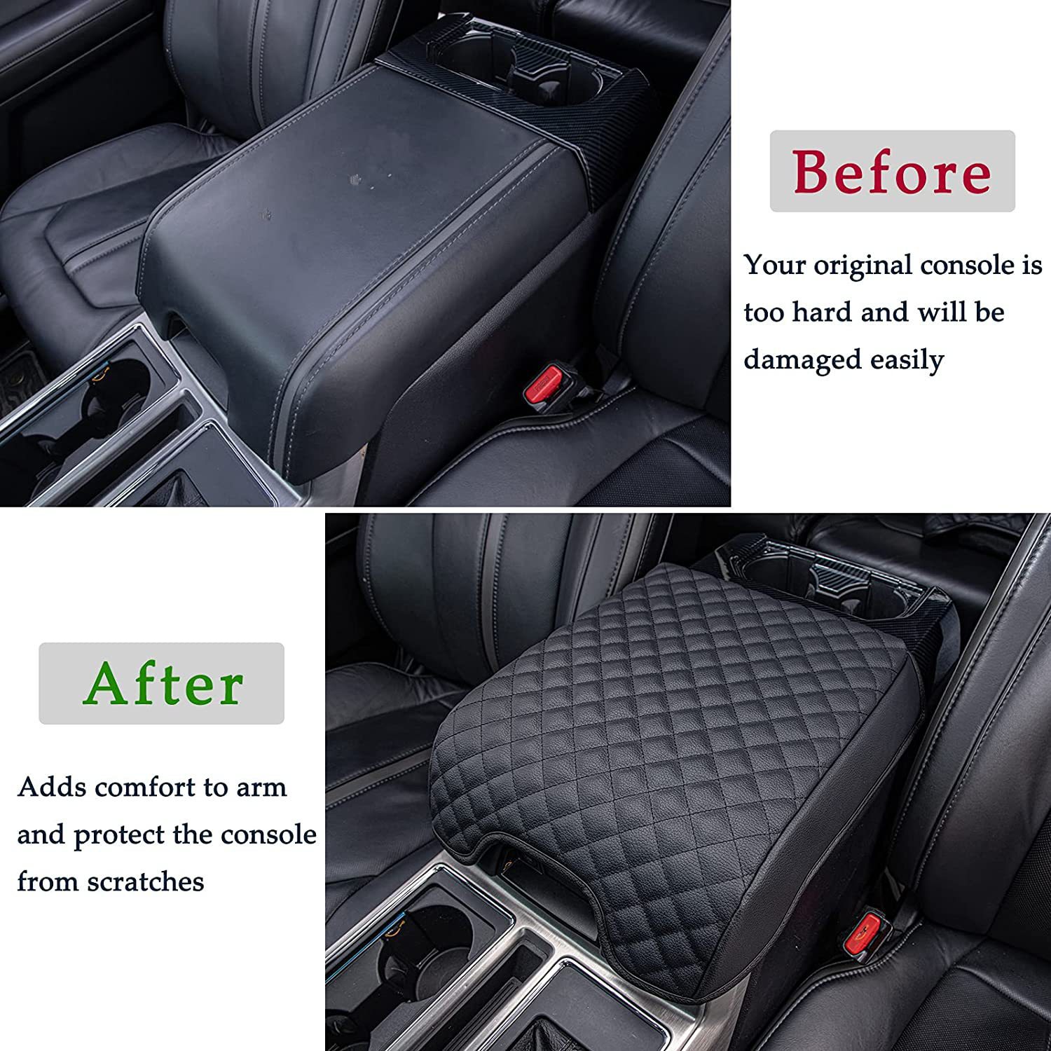 Suitable for Ford 2015-2020 F150 Central Armrest Box Protective Pad New F150 Special Armrest Box Pad