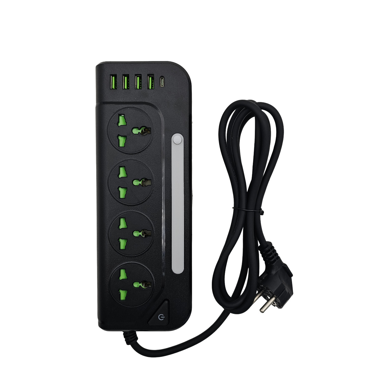 外贸小夜灯插座多口usb大功率插排多插位跨境英规排插家用插线板