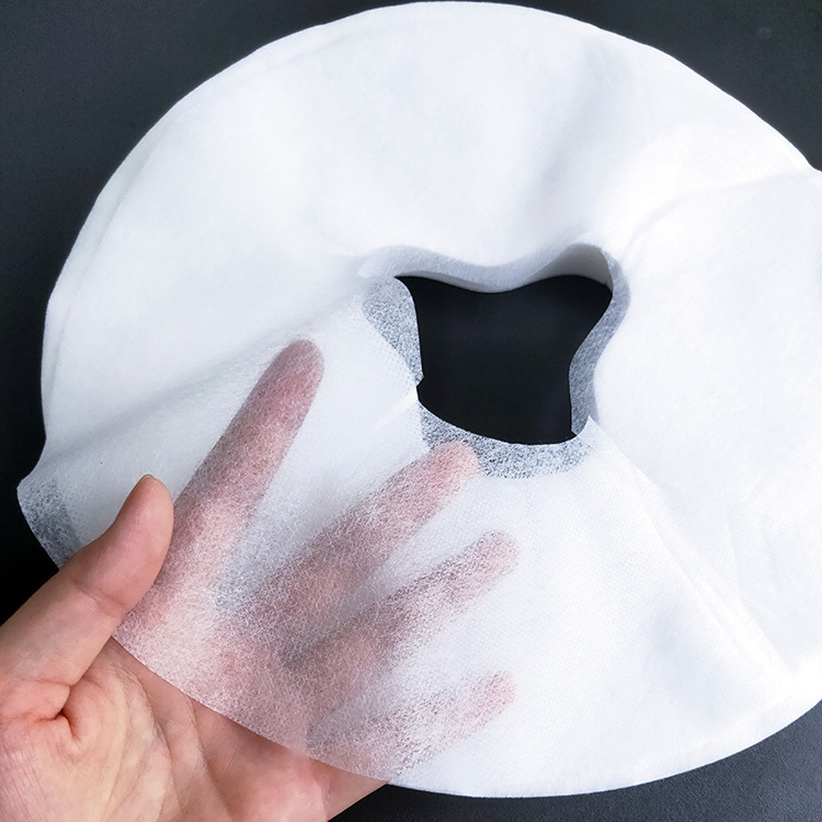 Single-use flat cushion round beauty bed silicone pillow pad towel non-woven flat cushion cushion small hole towel