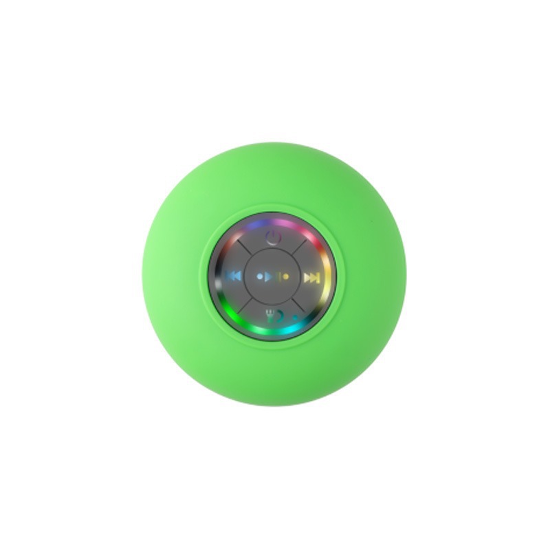 Lighted suction cup speaker [green 400mA/magnetic speaker]