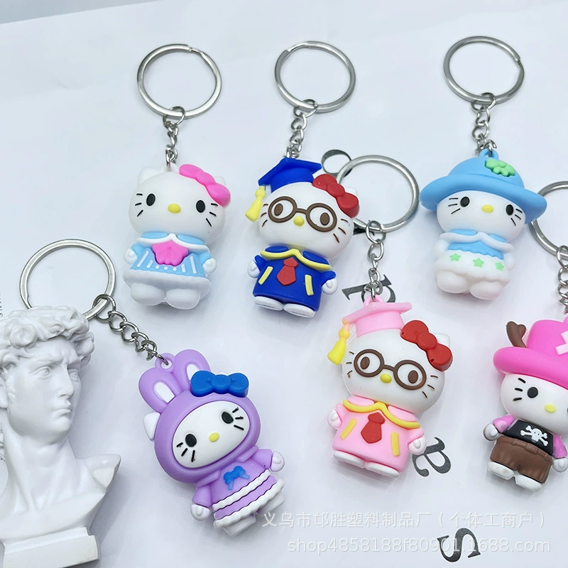Hello Kitty, Sanrio, брелок, мультяшная подвеска, автомобильные ключи, новая коллекция