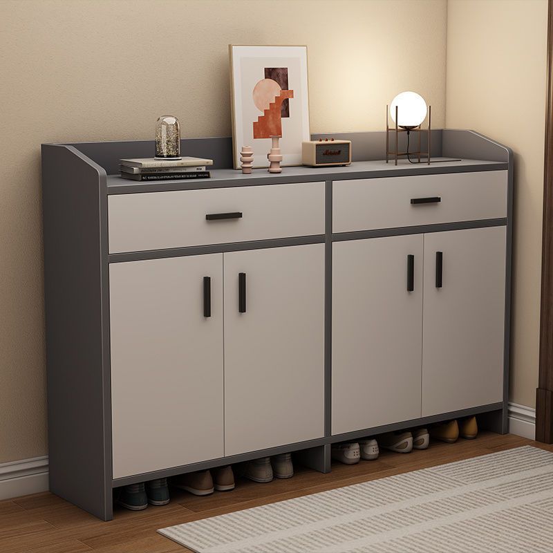 Simple Multi-Layer Dustproof Shoe Cabinet for Home Use at the Door Storage Artifact Wooden Economical Storage Rack Shoe Rack for Dormitory Use