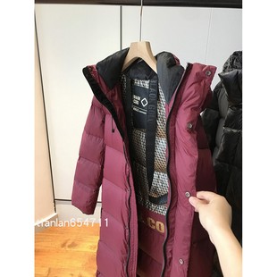 Hardcore Benefits: One Wave of Polar Cold Thickeneded 90% White Duck down Warm Hooded Mid-Length down Jacket 118