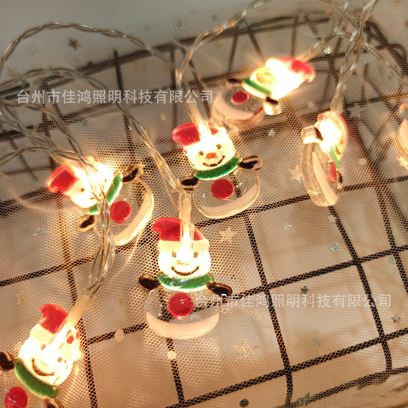 Luz LED de Navidad transfronteriza, decoración de ventana de cadena, tamaño colgante, estilo personalizable, gran cantidad de precio preferencial