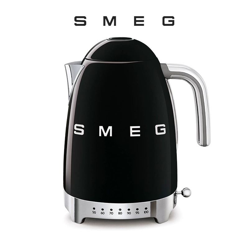Электрический чайник SMEG KLF04, ёмкость 1,7 л, 7 уровней температуры, термоизоляция