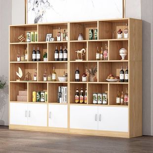 J8 Floor-Standing Wine Display Rack Cabinet Wine Rack Living Room Partition Cabinet Cabinet Wine Cabinet Display Cabinet Red Wine Cabinet Home G3