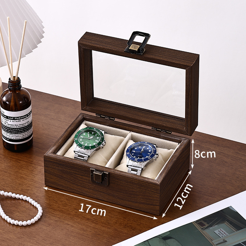 호두알갱이 내부 쌀시계 상자 [2자리]