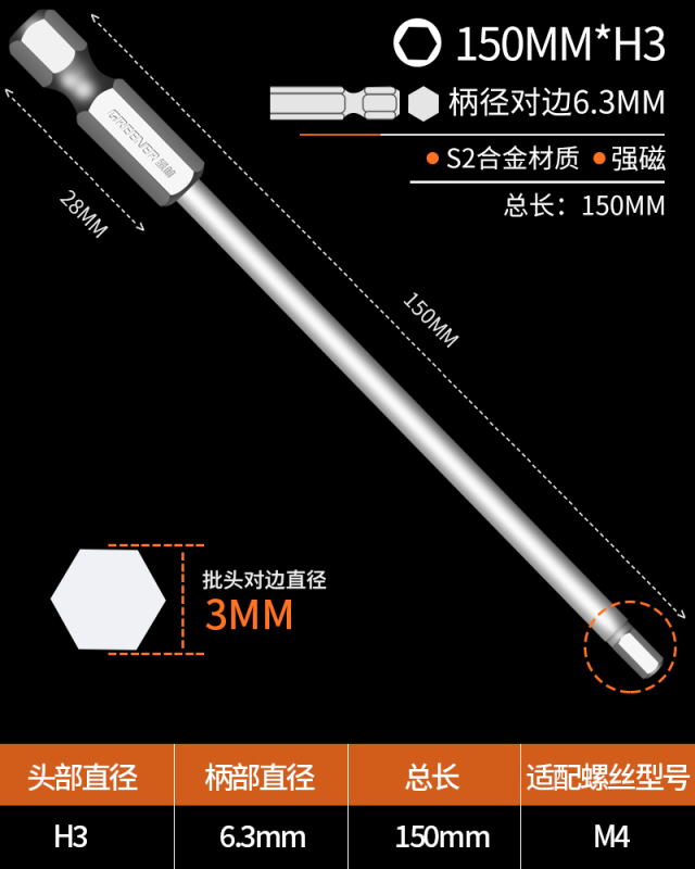 六角バッチヘッドレンチ電動ドライバーセット強力磁気六角シャンク電動ドリル電動バッチ延長|undefined