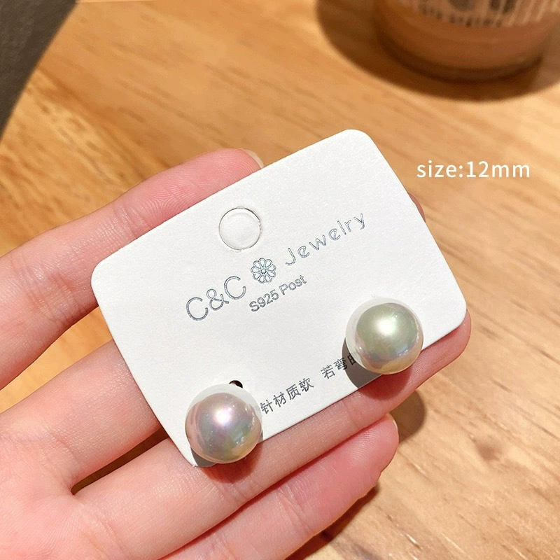 Spring Pearl Серебро 925, стиль легкой роскоши, размеры 8–14 мм