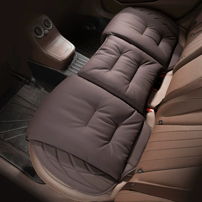 Suitable for Haver Dog H6: Seat cushion, seat cover - s-type-anti-fouling-leather-mocha-brown-rear-row-leaflet