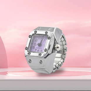 Speed on the Stock Exchange Foreign Trade Simple Fashion Punk Watch Ring Ring Variety Couple Fingers Mini Clock Creative