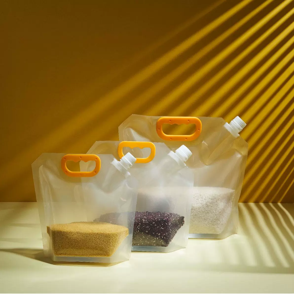 五谷杂粮分装密封袋防潮防虫透明加厚多功能手提袋家用户外储水袋