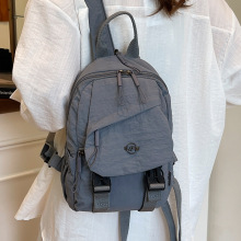 2025简约日系简风大容量背包胸包百搭新款时尚双肩包单肩斜肩包女
