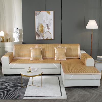 厂家直销夏季客厅双面藤席凉席沙发垫|ru