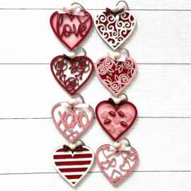 跨境新款Valentine Ornaments Laser File情人节饰品家居装饰品
