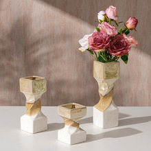 陶瓷花瓶民宿花瓶中古高级感简约桌面装饰摆件插花花器厂家批发