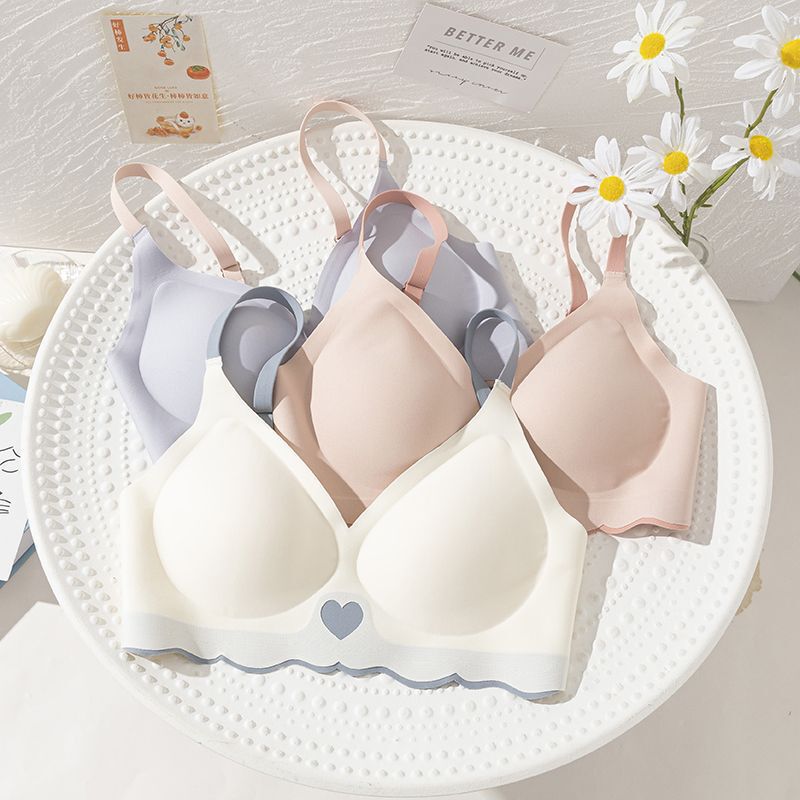 Small Busts Appear Larger, Anti-Sagging, Gathered, Seamless, Soft Support, Beautiful Back Bra, No Underwire, Side Breast Reduction, Seamless Bra