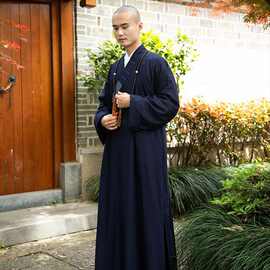 缎梵僧服装夏季大褂男薄款僧衣长褂长袍出家僧人和尚衣服长衫