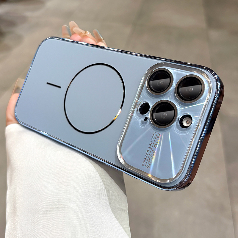 适用苹果大视窗iphone17promax手机壳带镜头膜17磁吸细圈全包硬壳|undefined