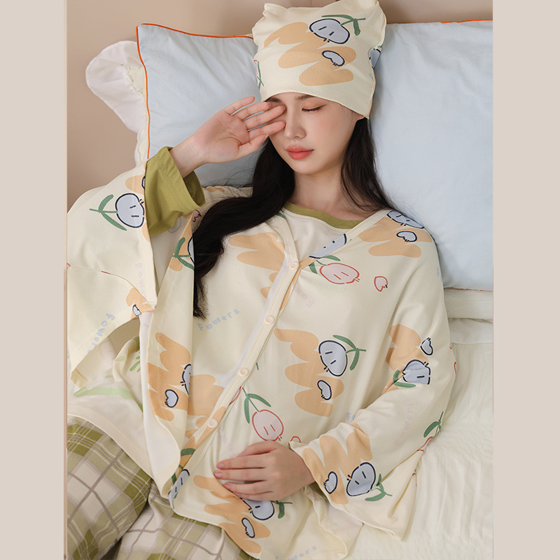 2026 Spring New Product Rayon Modal Ribbed Maternity Shawl Hat Set Postpartum Shoulder Cover Vest for Pregnant and Postpartum Women 2026 Spring New Product Rayon Modal Ribbed Maternity Shawl Hat Set Postpartum Shoulder Cover Vest for Pregnant and Postpartum Women