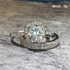 Zirconium for beloved, fashionable wedding ring, European style, wholesale