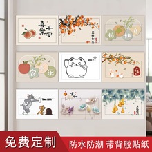 网红电表箱贴纸贴画装饰画自粘配电箱盖贴纸电闸箱弱电箱墙贴遮丑