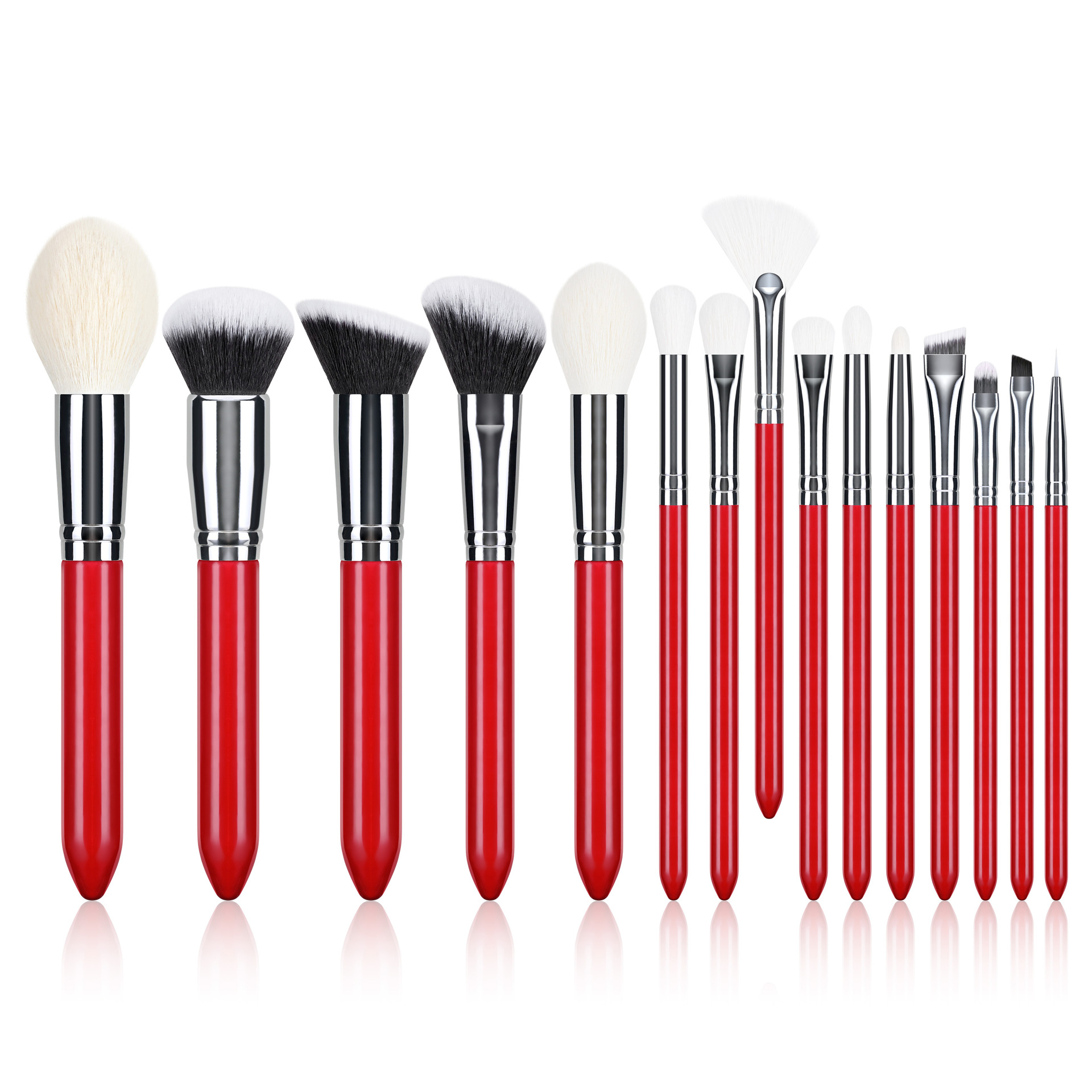 Zonia 20 piezas/15 piezas/30 piezas/42 piezas/24 piezas juego de pinceles de maquillaje cepillo de polvo suelto de pelo de animal venta directa transfronteriza